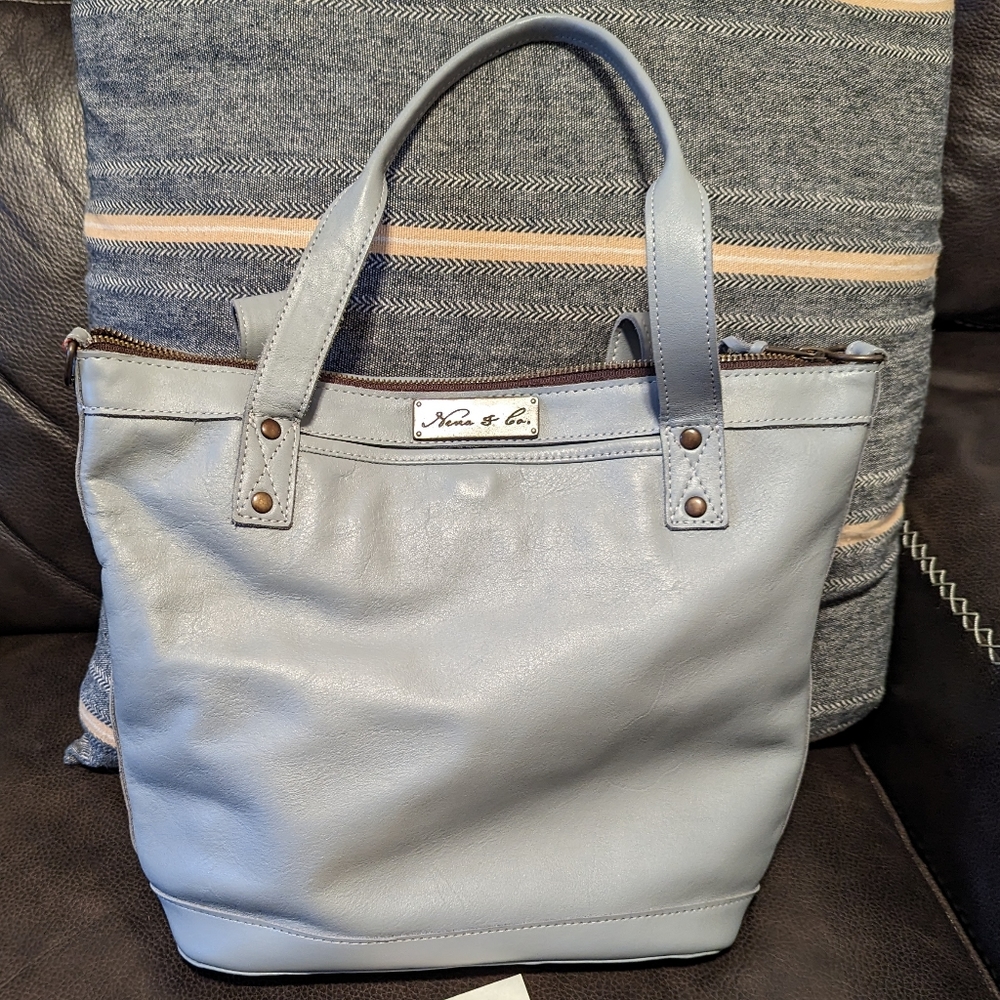 Nena & Co. Gray leather Sonia
